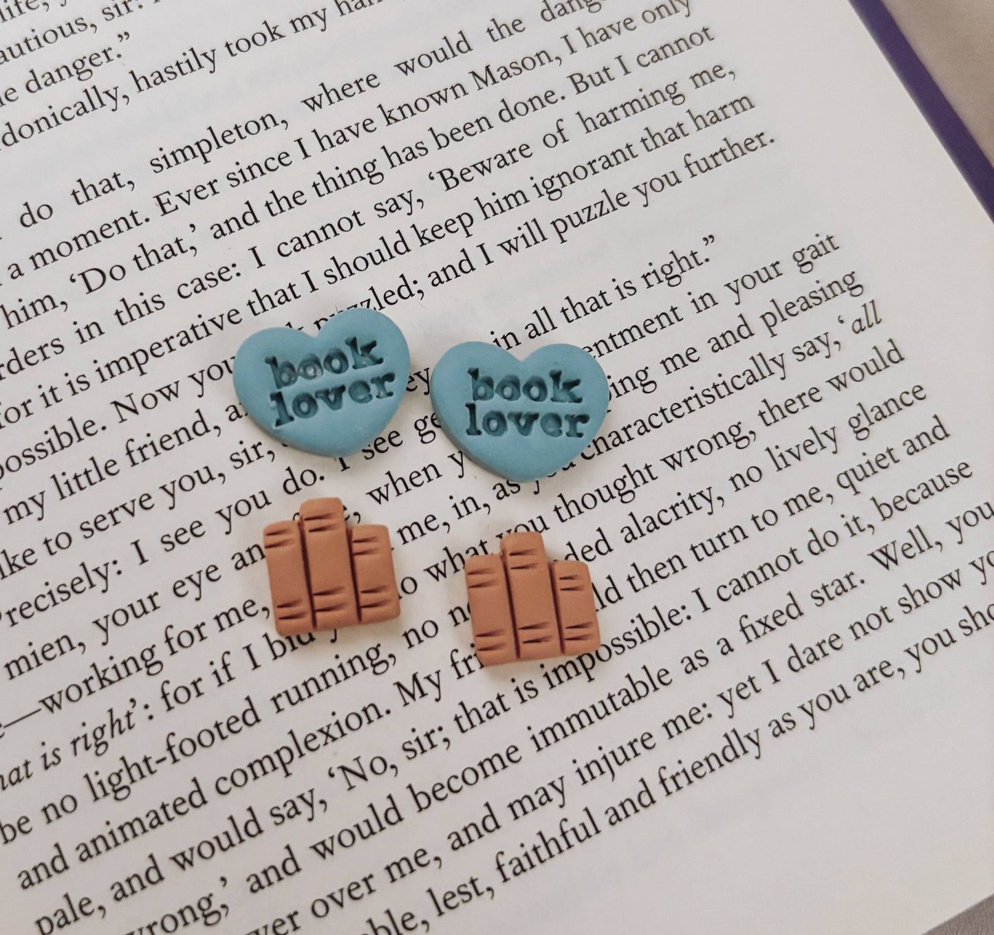 Book Lover Stud Earring Pack