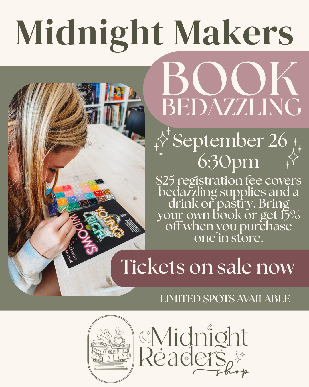 Midnight Makers-Book Bedazzling