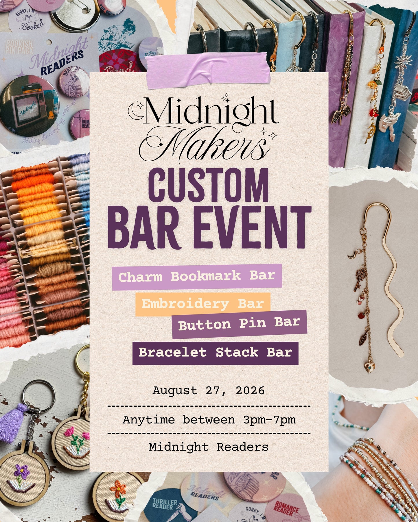 Midnight Makers: Custom Bar Event