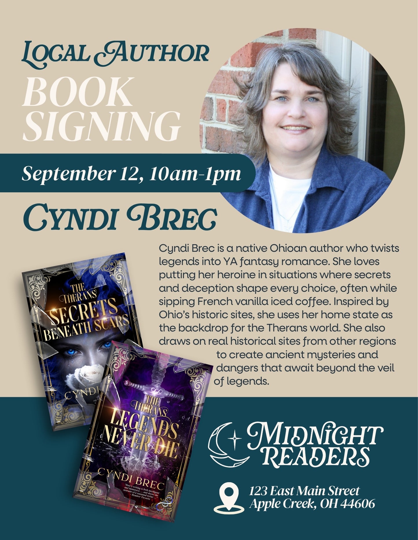 Book Signing with Local Author Cyndi Brec