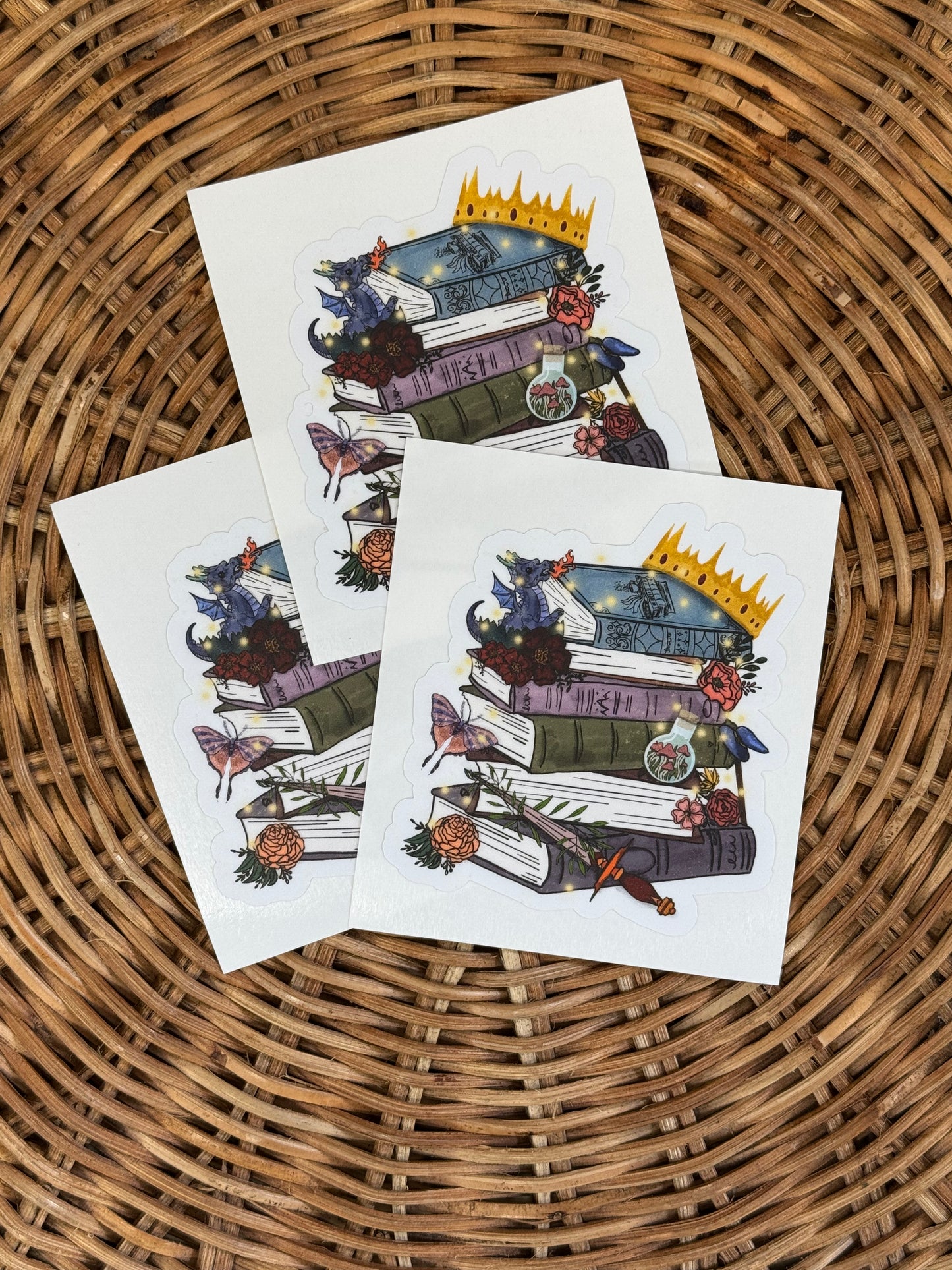 Fantasy Reader Sticker