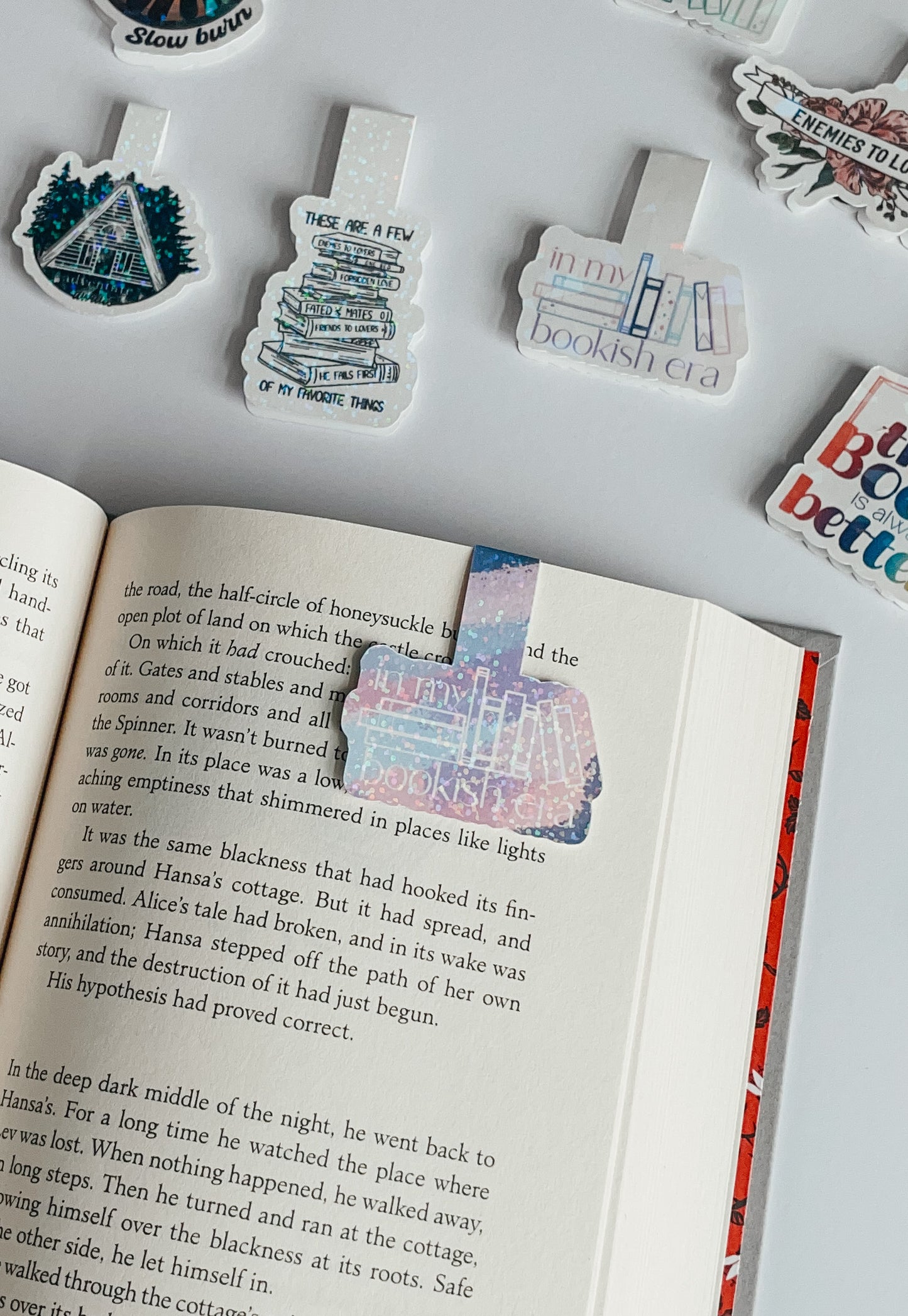 In my Bookish era Magnetic Bookmark | Cute Bookmarks | Bookish Gift | Holographic | Pastel bookmark
