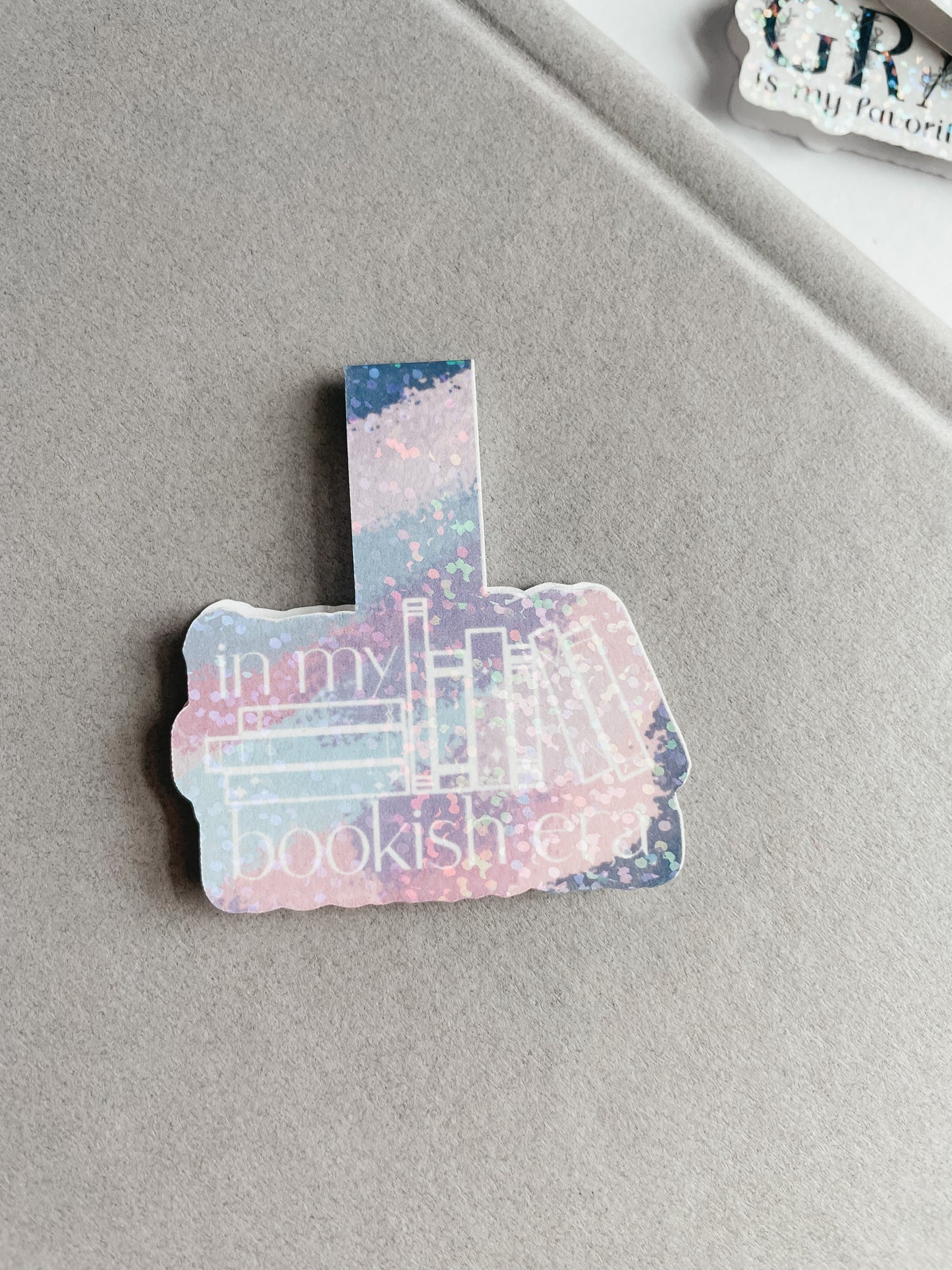 In my Bookish era Magnetic Bookmark | Cute Bookmarks | Bookish Gift | Holographic | Pastel bookmark