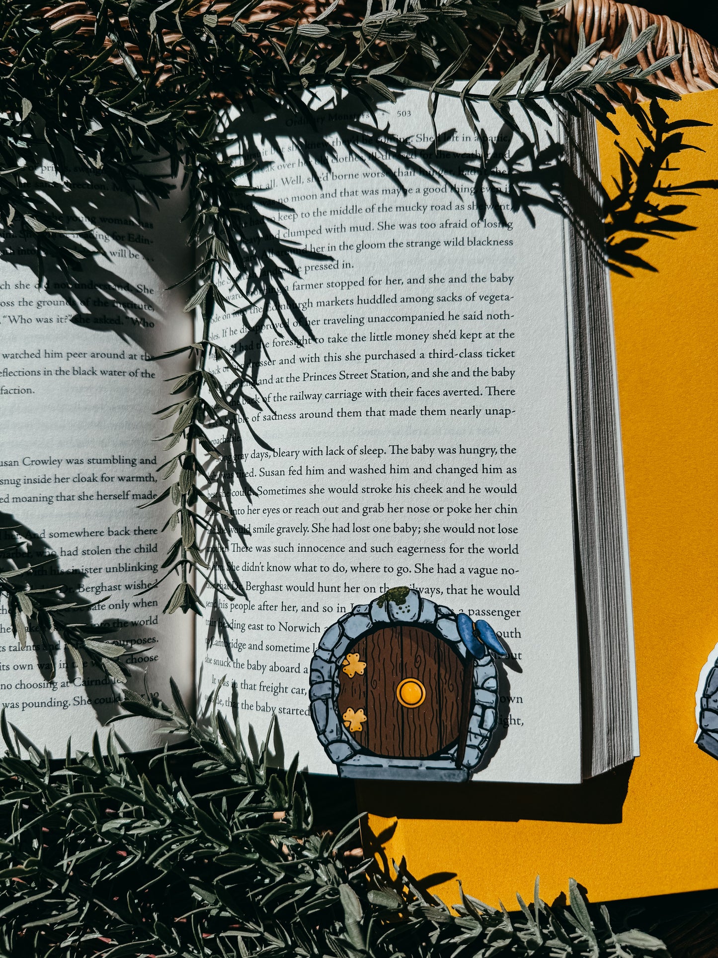 Hobbit Door Magnetic Bookmark | Hobbit Bookmarks | Fantasy Bookmark | Bookish Gift | Lord of the Rings bookmark