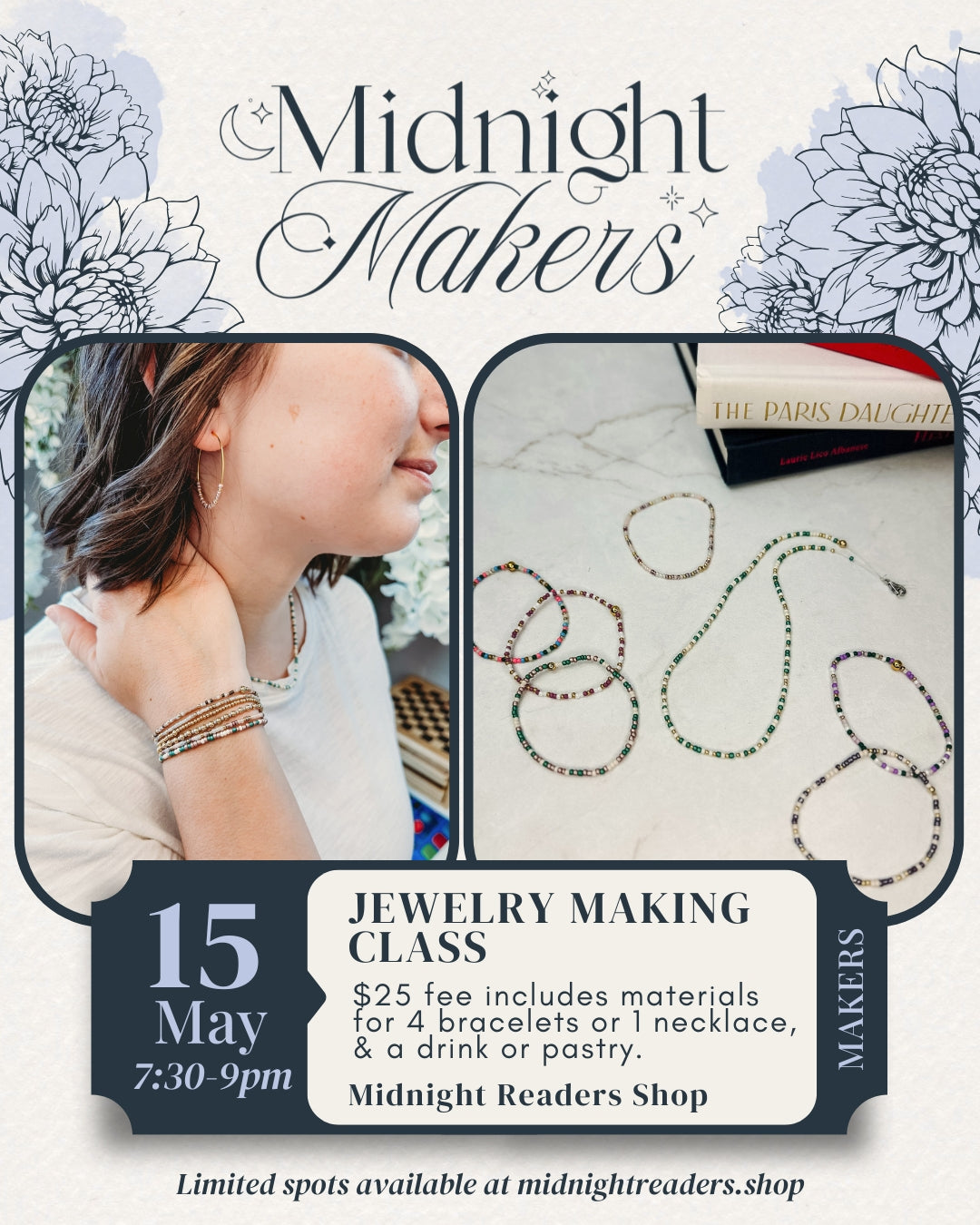 Midnight Makers - Jewelry Making Class