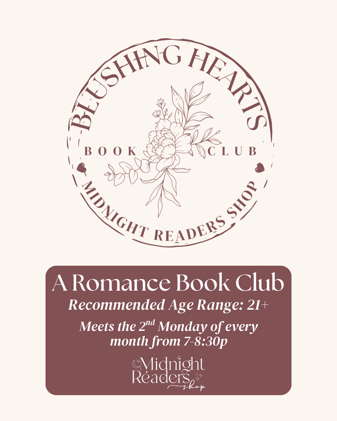 Blushing Hearts Romance Book Club - The Love Haters Meeting
