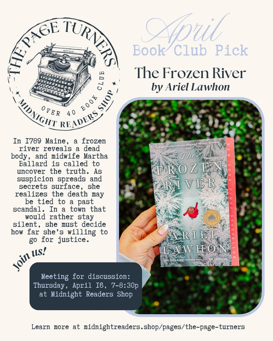 The Page Turners Over 40 Book Club - The Frozen River Meeting