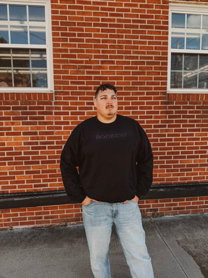 Bookish Embroidered Sweatshirt