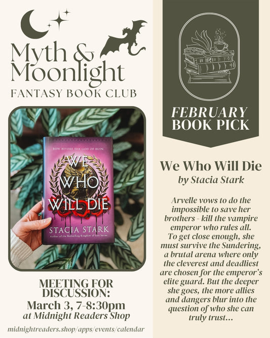 Myth & Moonlight Fantasy Book Club - We Who Will Die Meeting