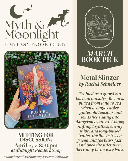 Myth & Moonlight Fantasy Book Club - Metal Slinger Meeting