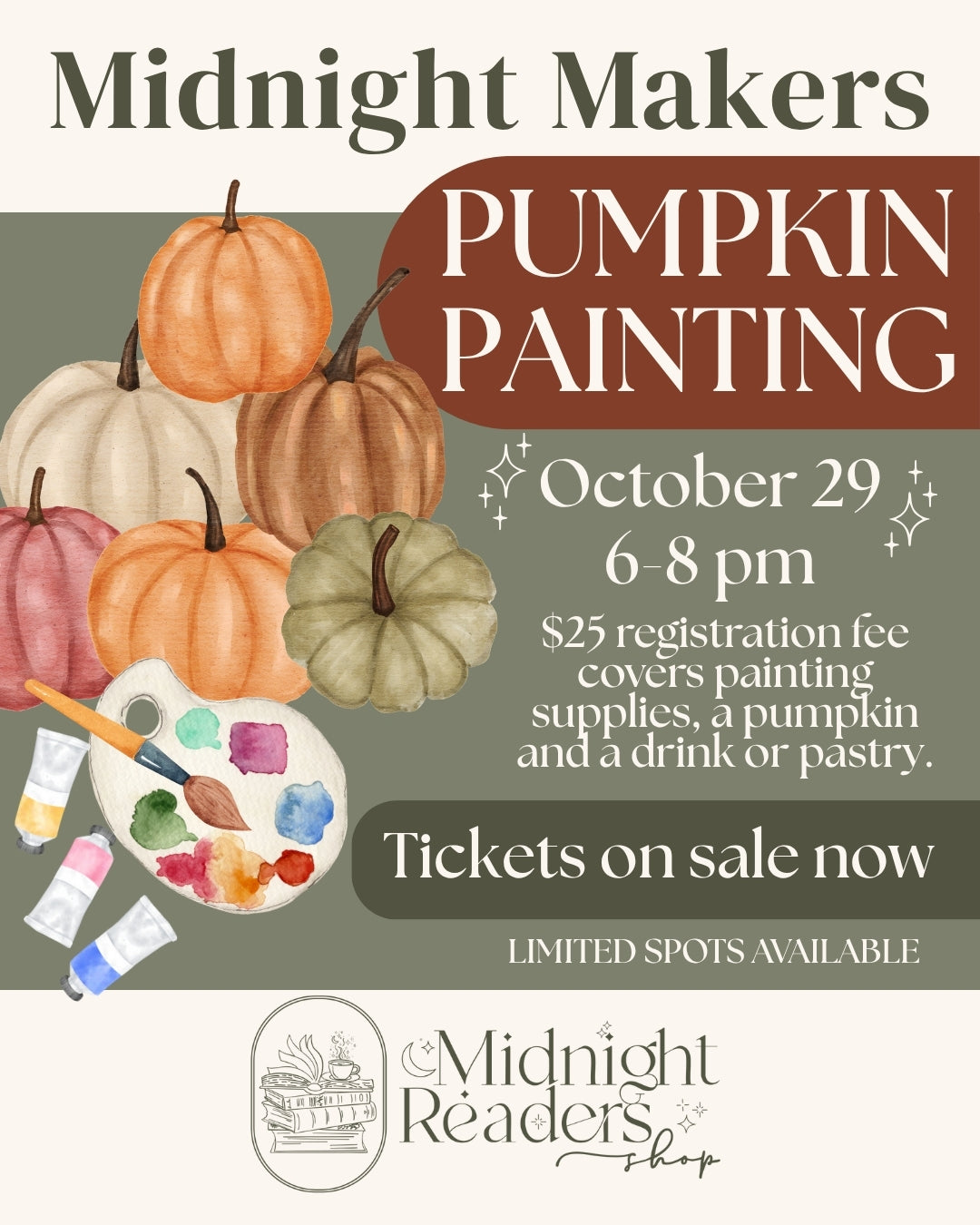 Midnight Makers-Pumpkin Painting
