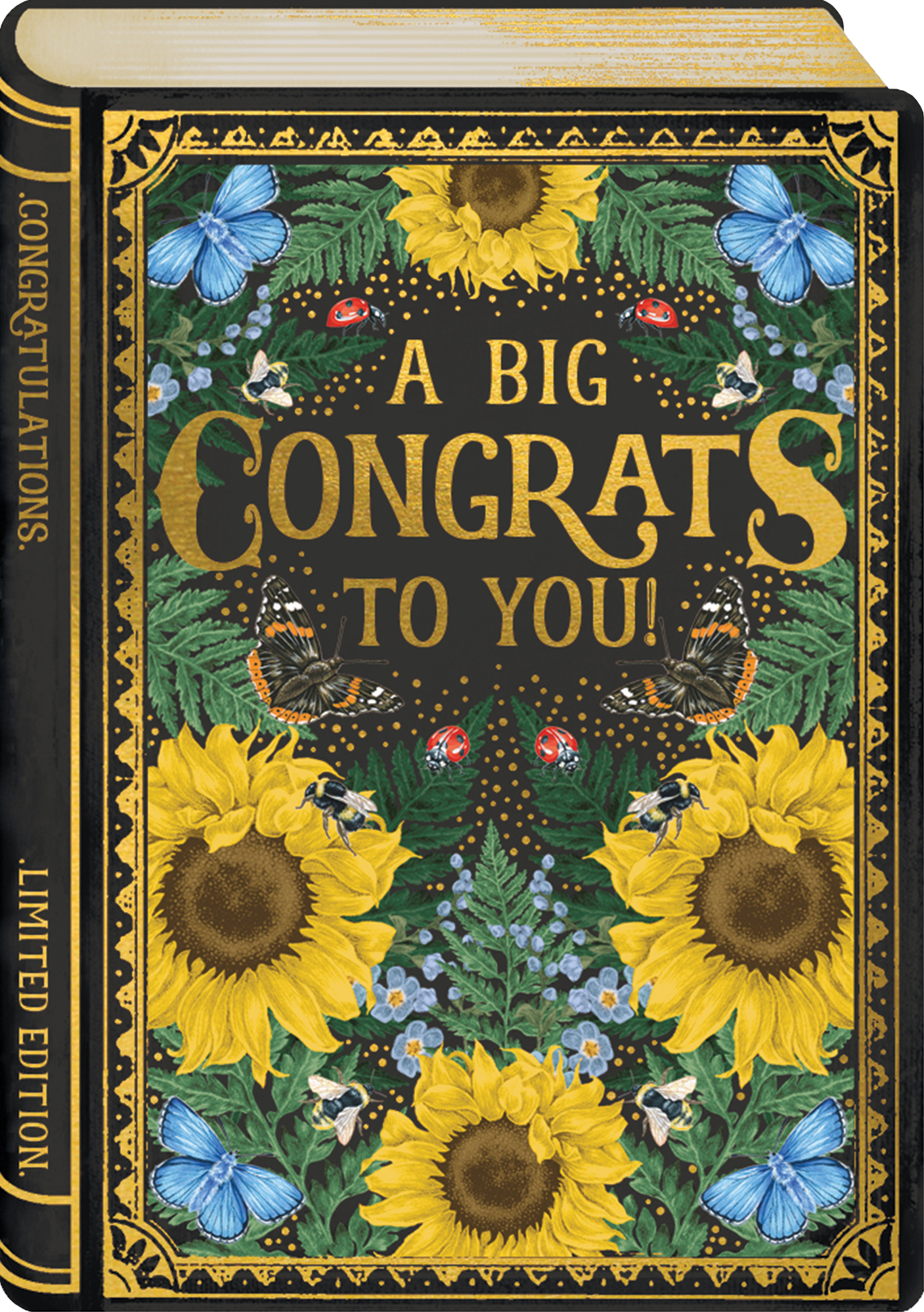 Storybook Sunflower Congrats Card