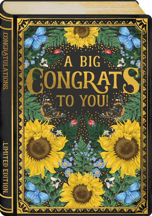 Storybook Sunflower Congrats Card