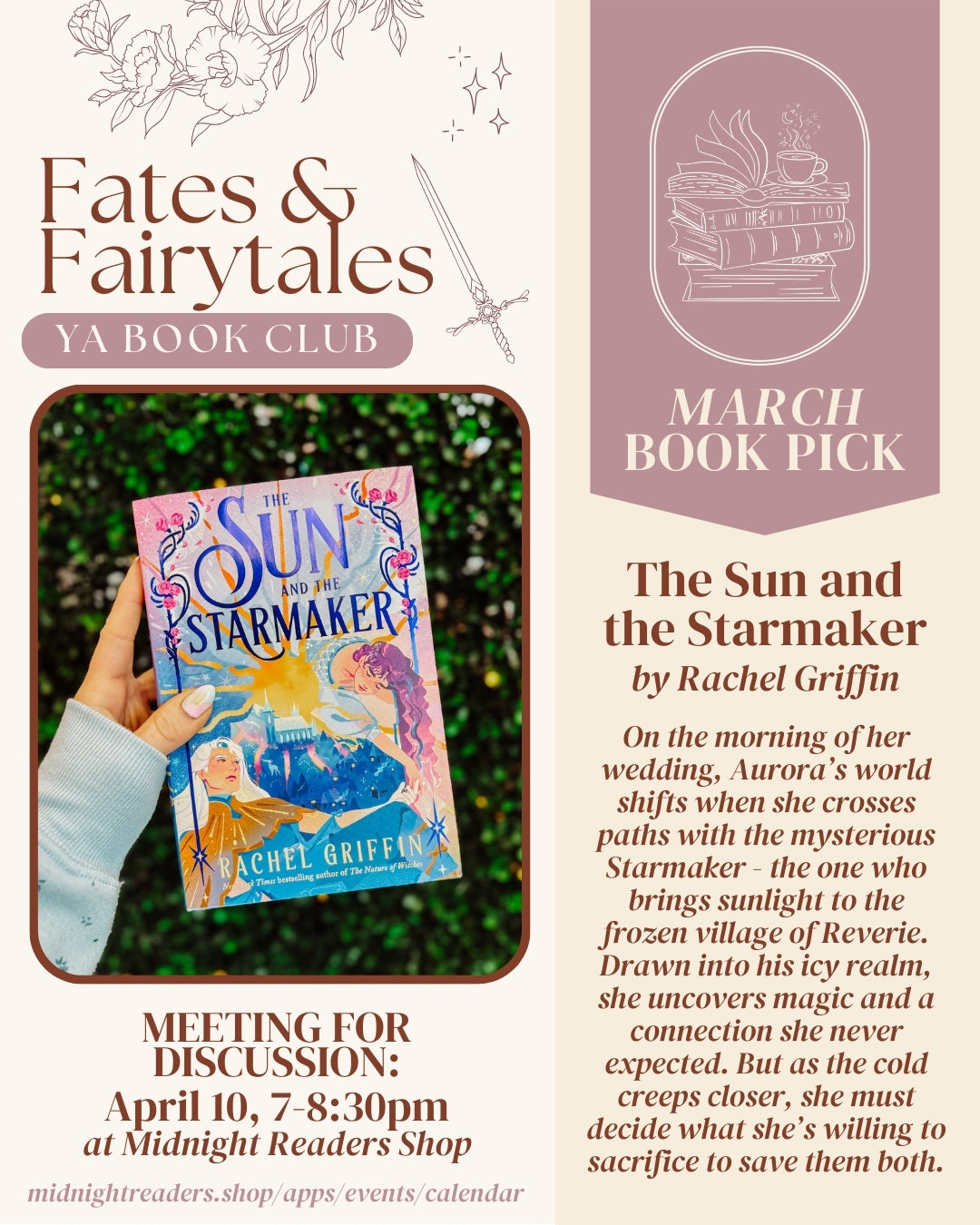 Fates & Fairytales Young Adult Book Club - The Sun & The Starmaker Meeting
