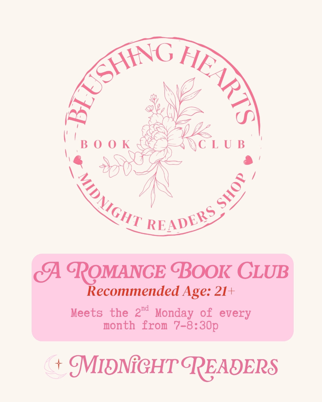 Blushing Hearts Romance Book Club - Rules for the Summer Meeting