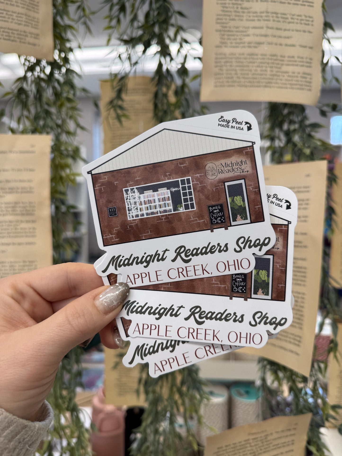 Midnight Readers Storefront Sticker