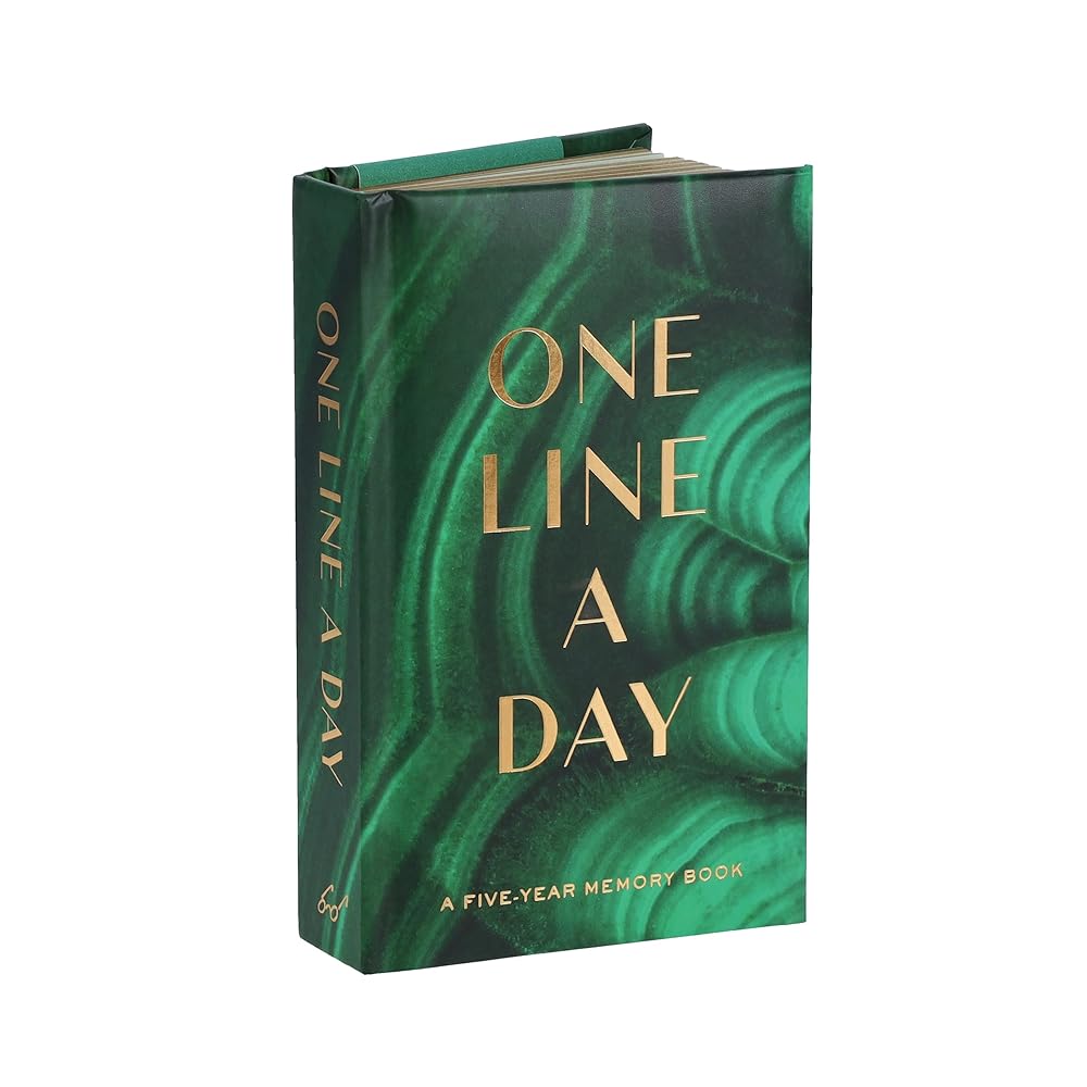 Malachite Green One Line a Day: A Five-Year Memory Book cover image