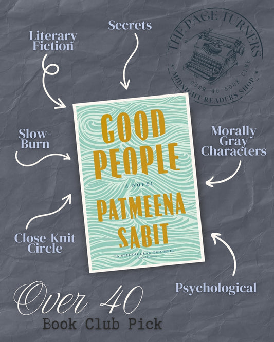 The Page Turners Over 40 Book Club - Good People Meeting