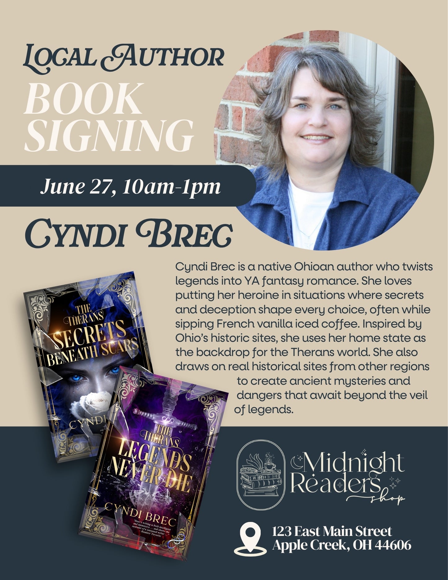Book Signing with Local Author Cyndi Brec
