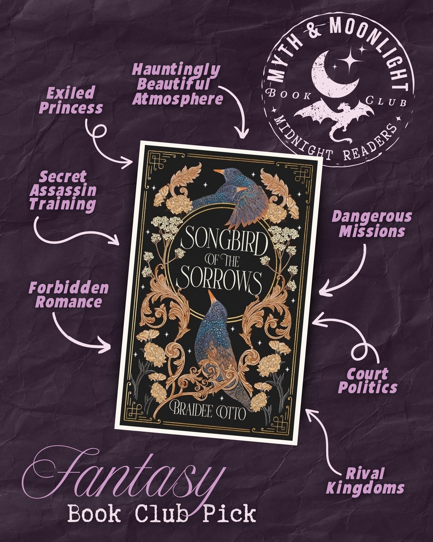 Myth & Moonlight Fantasy Book Club - Songbird of the Sorrows Meeting