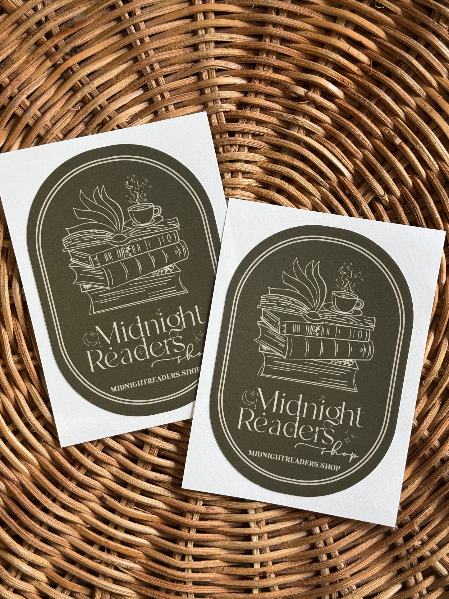Midnight Readers Shop Sticker