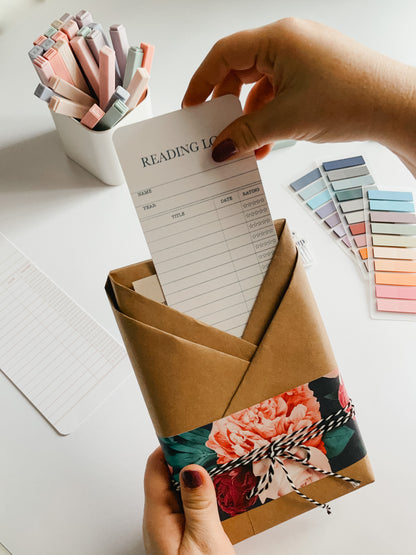 Blind date with a *NEW* book with stickers, handmade magnetic bookmark, bookmark log, annotating tabs and more | Popular Booktok Books