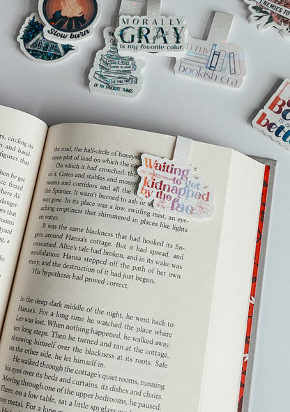 Waiting to get Kidnapped by the Fae Magnetic Bookmark