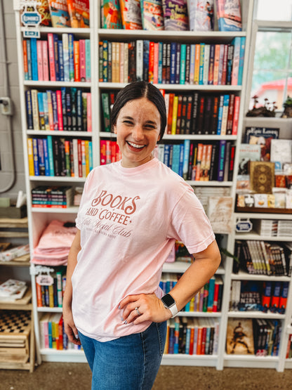 Books and Coffee Anti-Social Club Comfort Colors T-Shirt