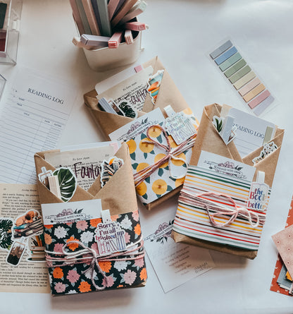 Blind date with a *NEW* book with stickers, handmade magnetic bookmark, bookmark log, annotating tabs and more | Popular Booktok Books