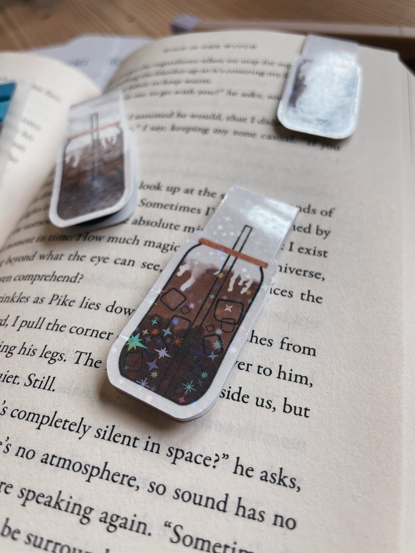 Iced Coffee Magnetic Bookmark