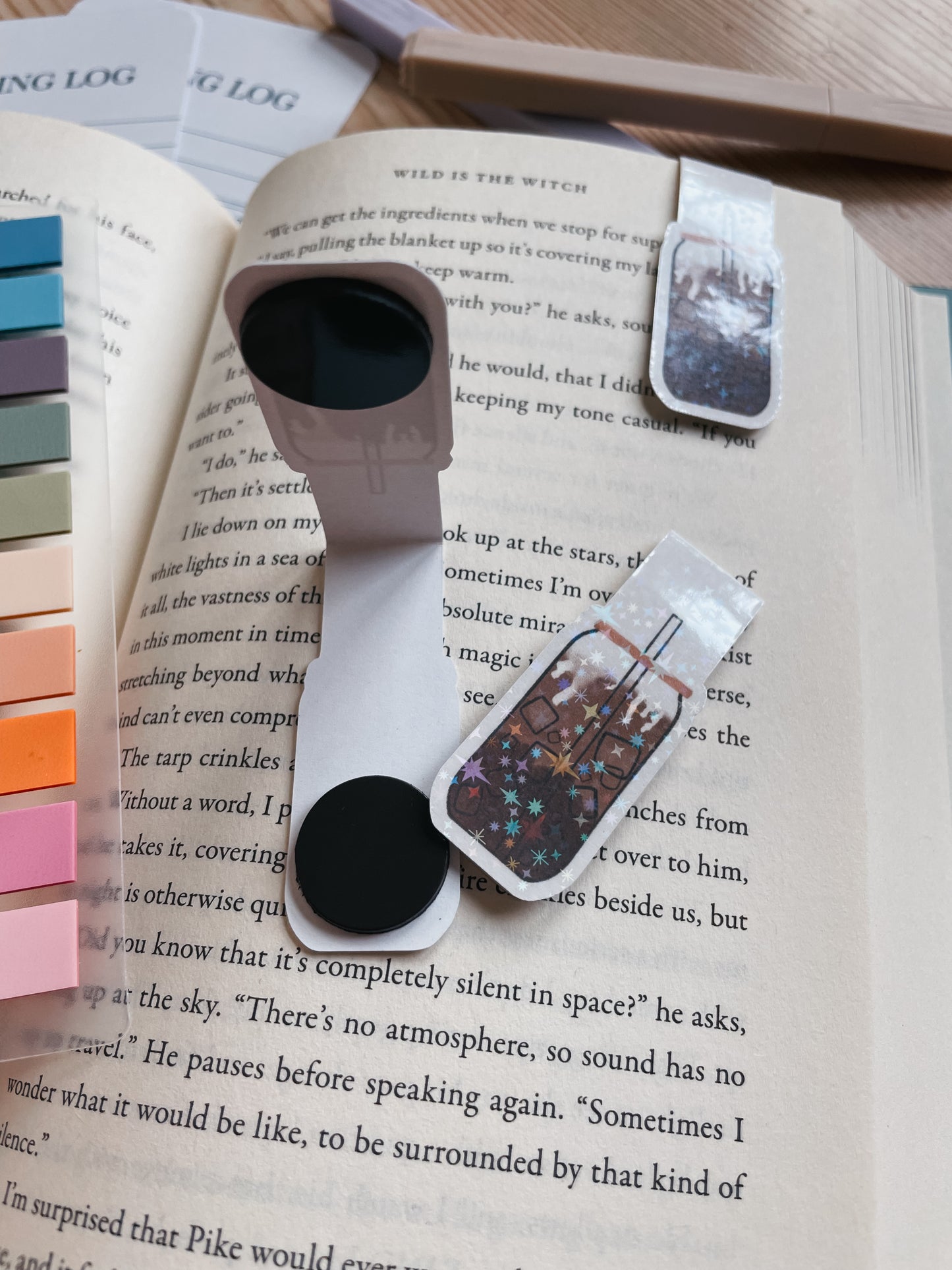 Iced Coffee Magnetic Bookmark