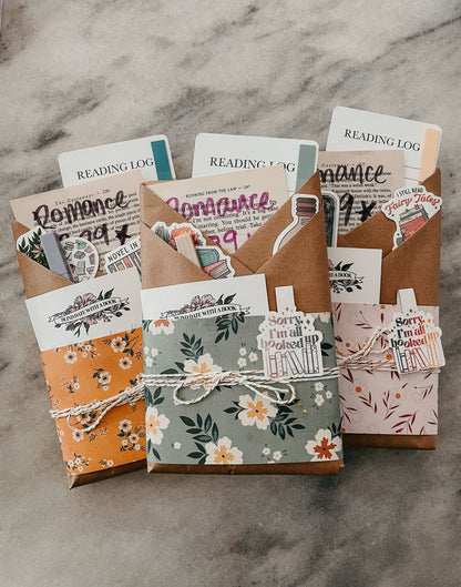 Blind date with a *NEW* book with stickers, handmade magnetic bookmark, bookmark log, annotating tabs and more | Popular Booktok Books