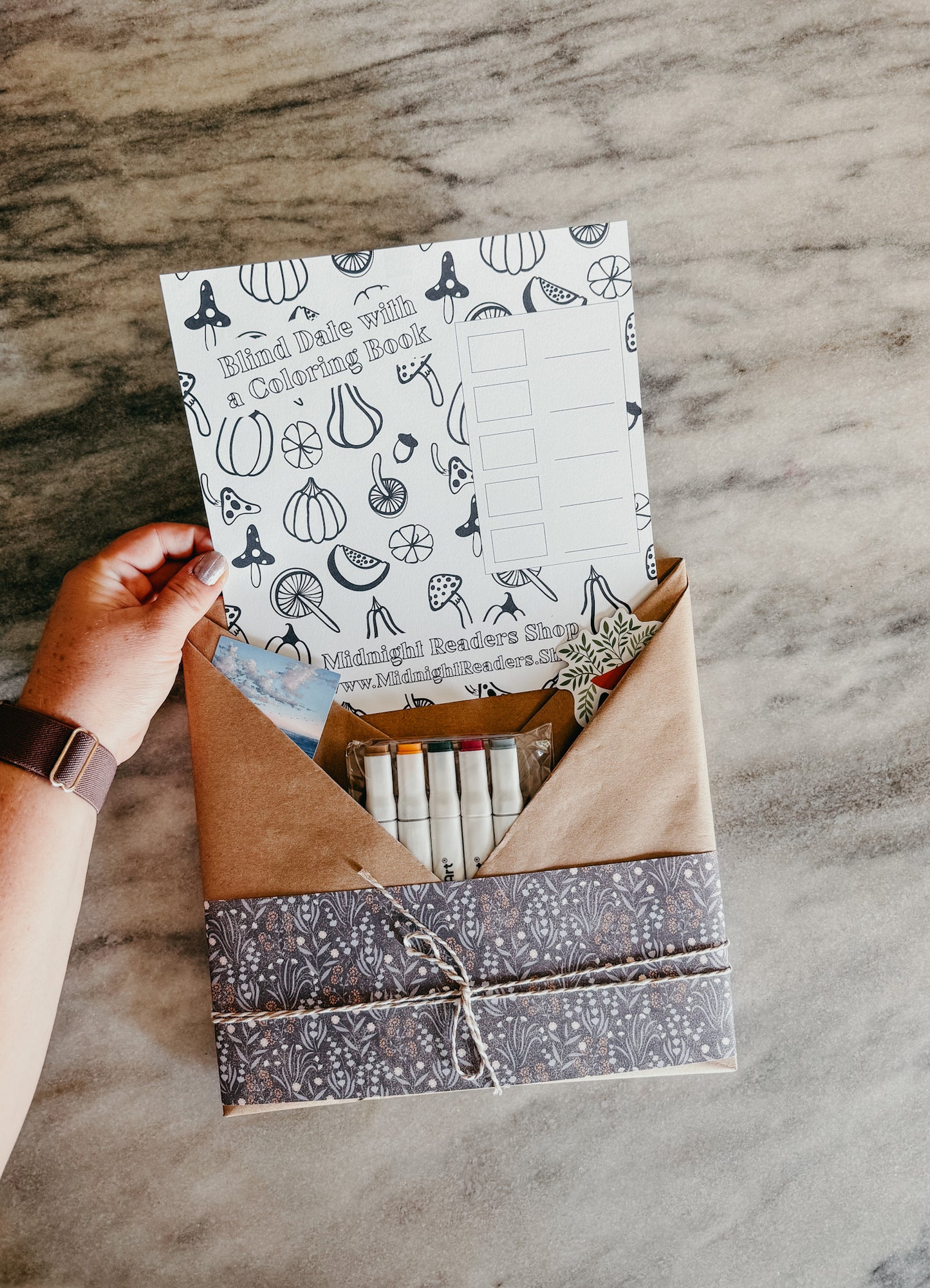 Blind Date with a Coloring Book- Your creative escape