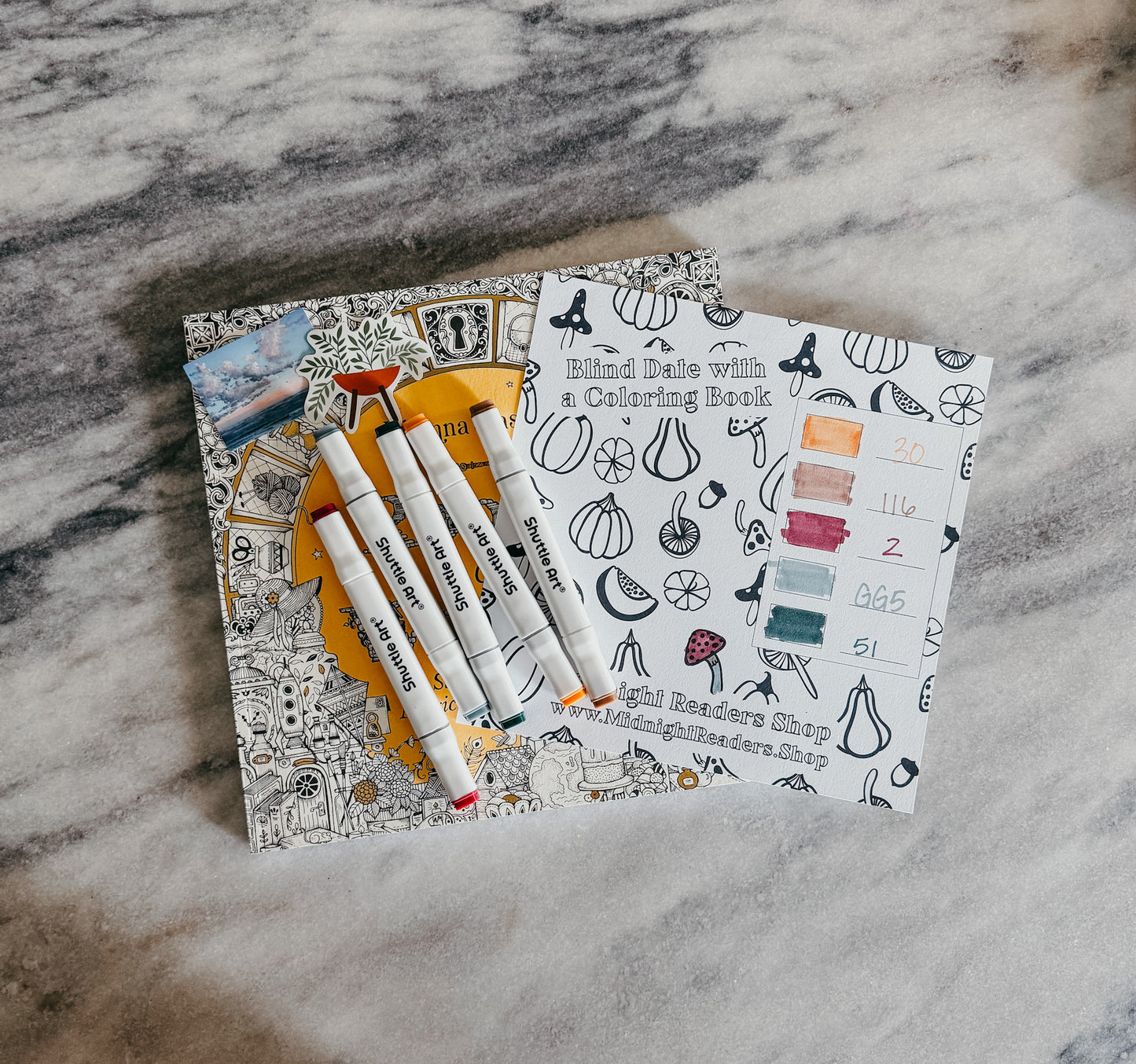 Blind Date with a Coloring Book- Your creative escape