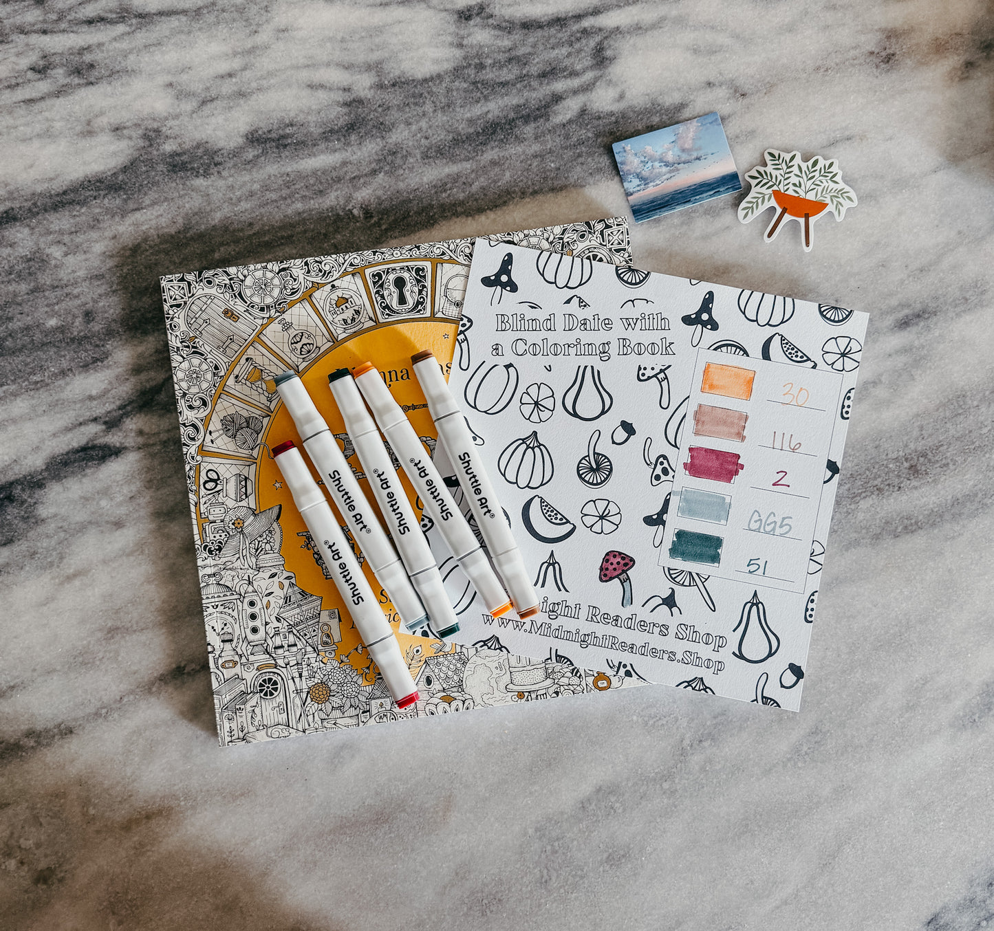 Blind Date with a Coloring Book- Your creative escape