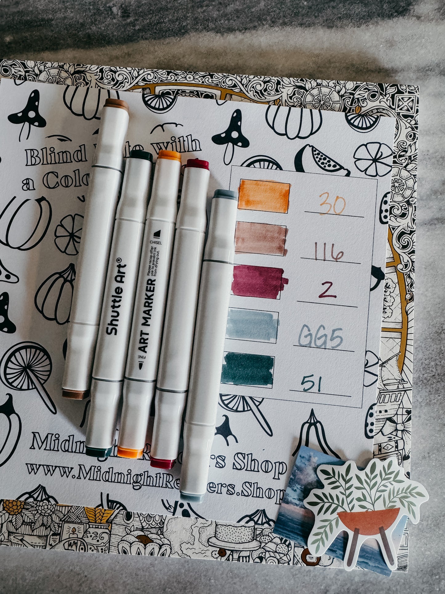 Blind Date with a Coloring Book- Your creative escape