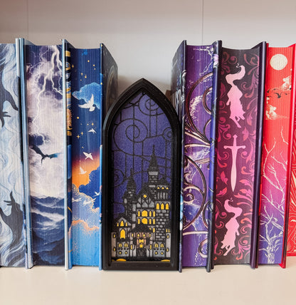 Fantasy Window Book Nook | Interchangeable Scenes