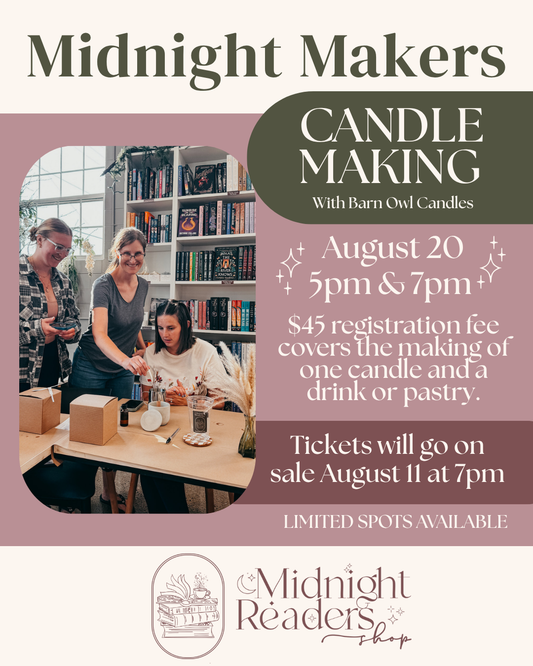 Midnight Makers-Candle Making with Barn Owl Candles - 5pm