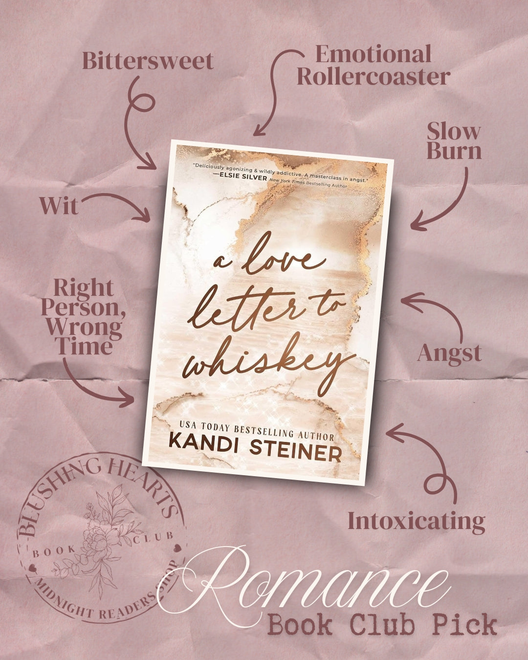 Blushing Hearts Romance Book Club - A Love Letter to Whiskey Meeting