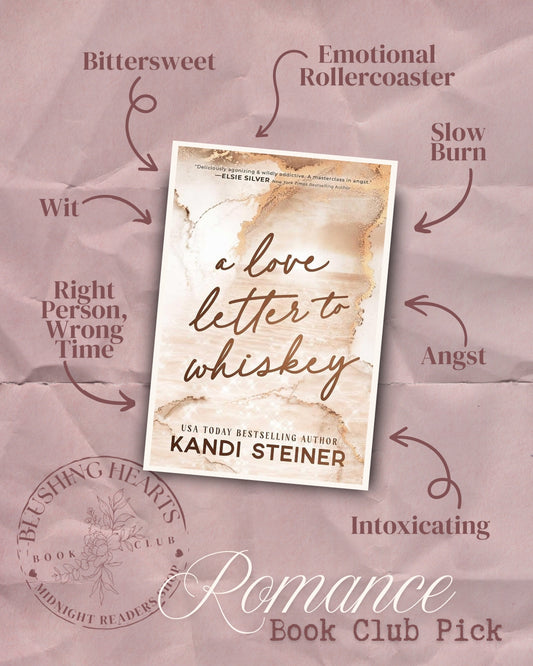 Blushing Hearts Romance Book Club - A Love Letter to Whiskey Meeting