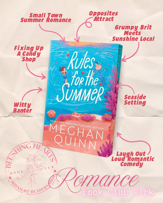 Blushing Hearts Romance Book Club - Rules for the Summer Meeting