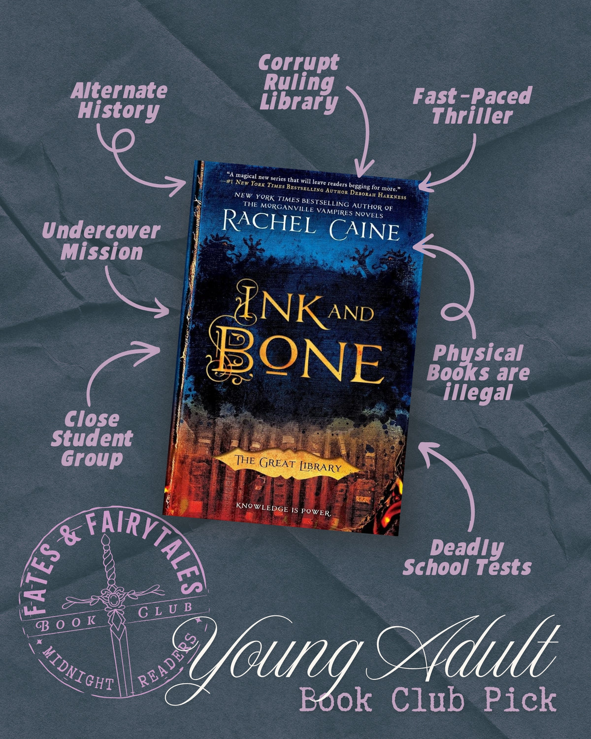 Fates & Fairytales Young Adult Book Club - Ink and Bone Meeting