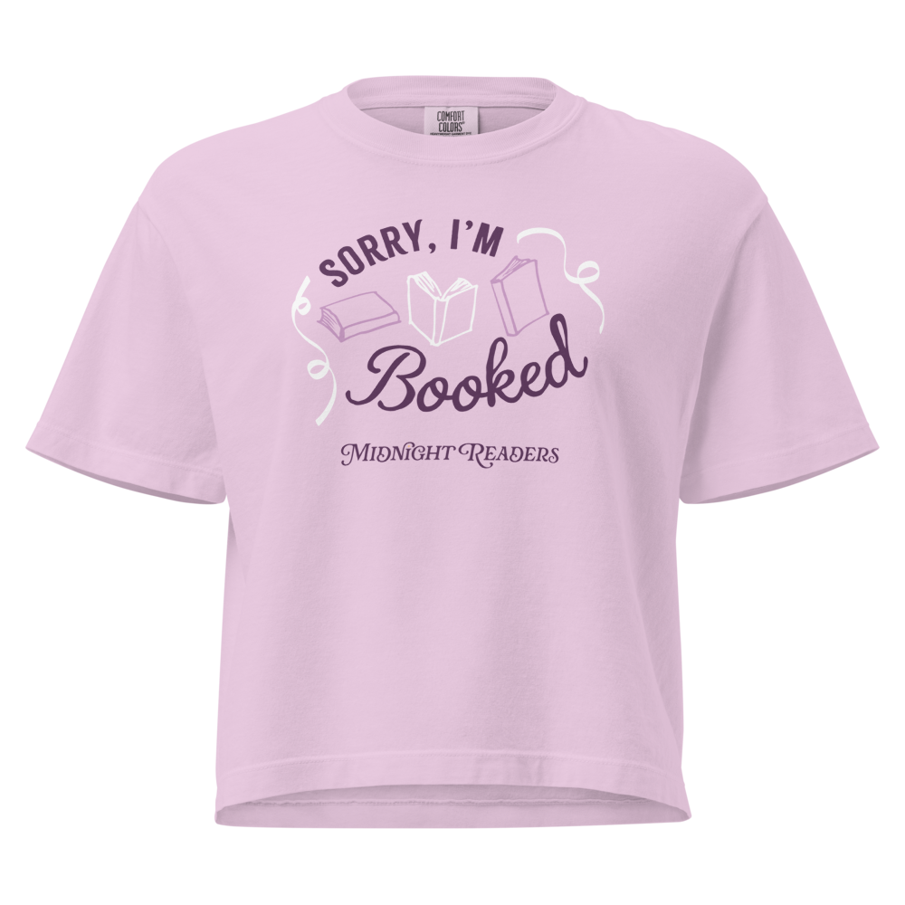 Sorry, I'm Booked Cropped T-Shirt