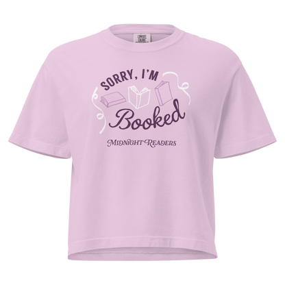 Sorry, I'm Booked Cropped T-Shirt