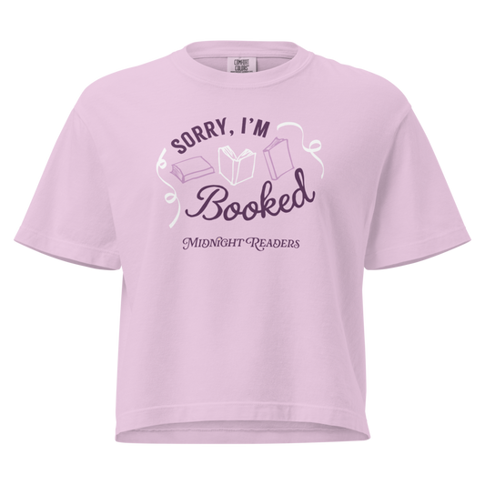 Sorry, I'm Booked Cropped T-Shirt