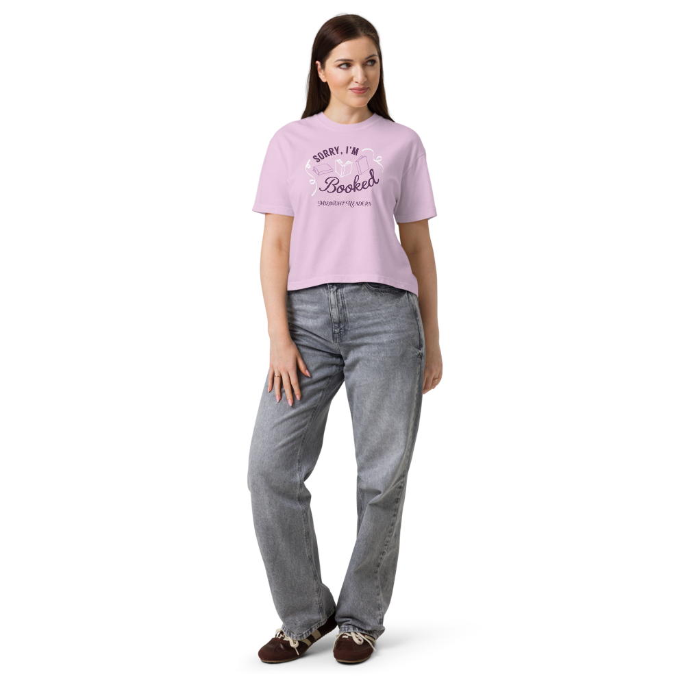 Sorry, I'm Booked Cropped T-Shirt