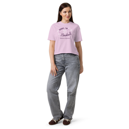 Sorry, I'm Booked Cropped T-Shirt