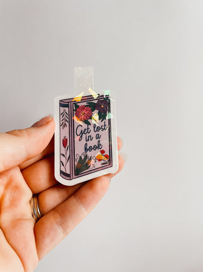 Get Lost in a Book Magnetic Bookmark