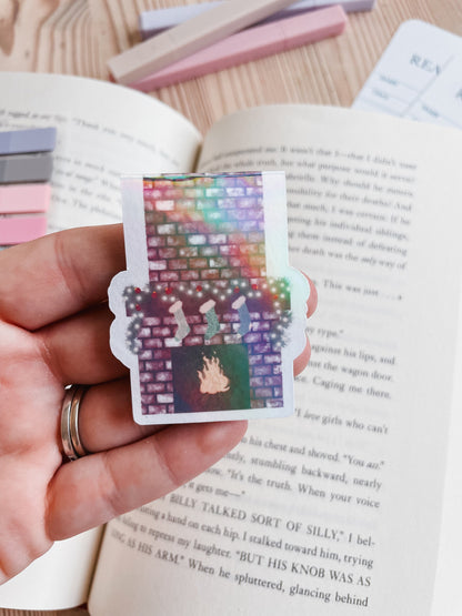 Holiday Magnetic Bookmarks | Christmas Snowglobe | Fireplace | It's the Most Wonderful Time of the year for books