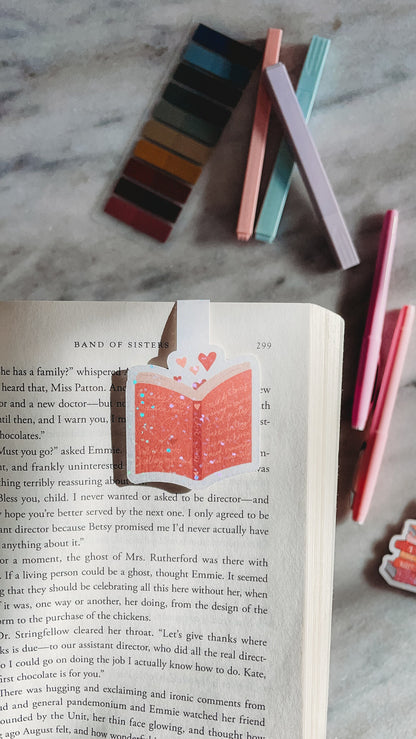 Romance Reader Magnetic Bookmarks | Romance tropes | Candy Hearts | A Book a Day Keeps Reality Away